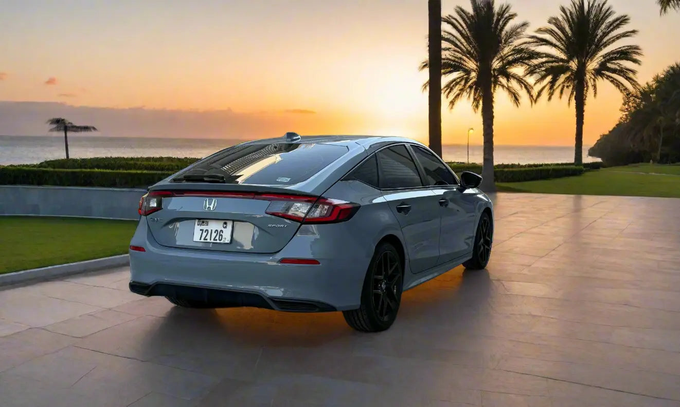 Rent Honda Civic Sport 2022 Light Blue or similar DRD Car Rental LLC