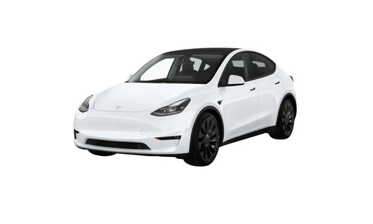 Tesla Model Y 2022 White – Electric Car Rental Dubai