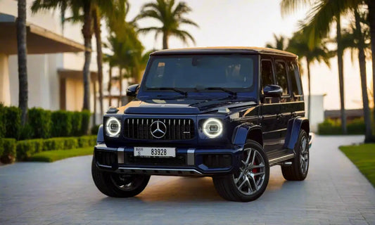 Mercedes-Benz G63 2025 Blue – Luxury SUV Rental Dubai