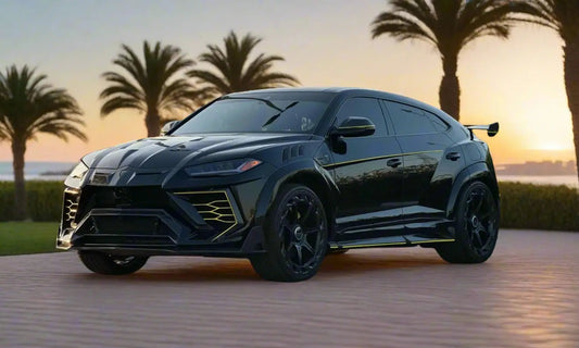 Lamborghini Urus Mansory 2023 Black – Super SUV Rental Dubai