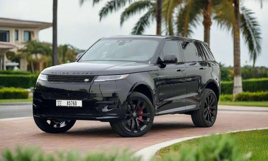 Range Rover Sport 2025 Black – Luxury SUV Rental Dubai