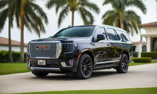 GMC Yukon Denali 2023 Black – Dubai Premium SUV Rental