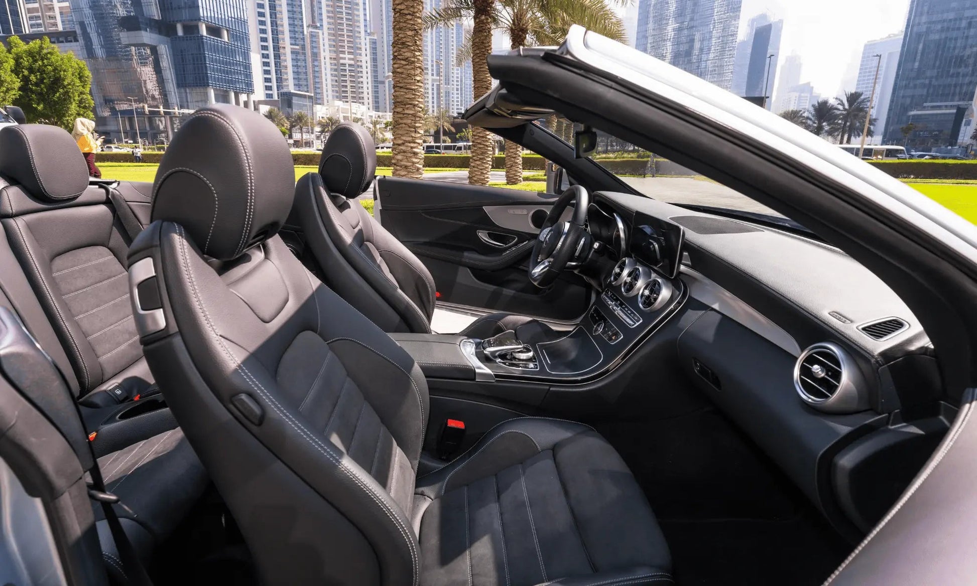 Rent Mercedes-Benz C200 Convertible 2023 Grey or similar DRD Car Rental LLC