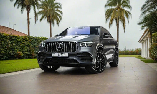 Rent Mercedes-Benz GLE53 AMG – 2023 Grey SUV | DRD Dubai