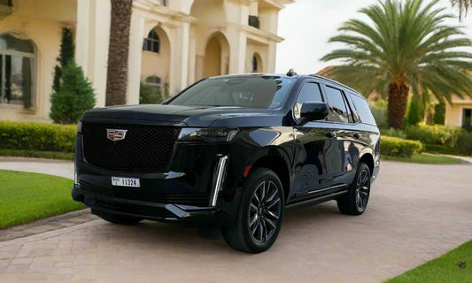 Cadillac Escalade 2024 Black – Luxury SUV Rental Dubai
