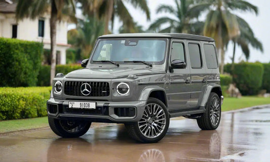 Mercedes-Benz G63 2025 Grey – Luxury SUV Rental Dubai