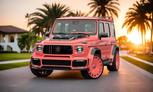 Mercedes-Benz Brabus G900 2025 Orange – Luxury SUV Rental Dubai