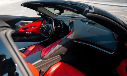 Rent Corvette C8 Stingray 2023 Maroon or similar DRD Car Rental LLC