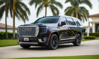 GMC Yukon Denali 2023 Black – Dubai Premium SUV Rental