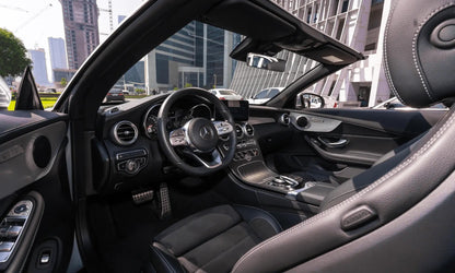 Rent Mercedes-Benz C200 Convertible 2023 Grey or similar DRD Car Rental LLC