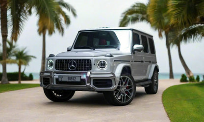 Mercedes-Benz G63 2023 White – SUV Hire in Dubai
